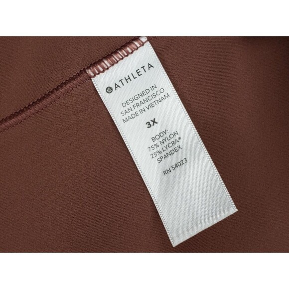 ATHLETA (Color Rose) Salutation Stash Pocket II Capri (Size 3X) Workout Leggings - Picture 4 of 9